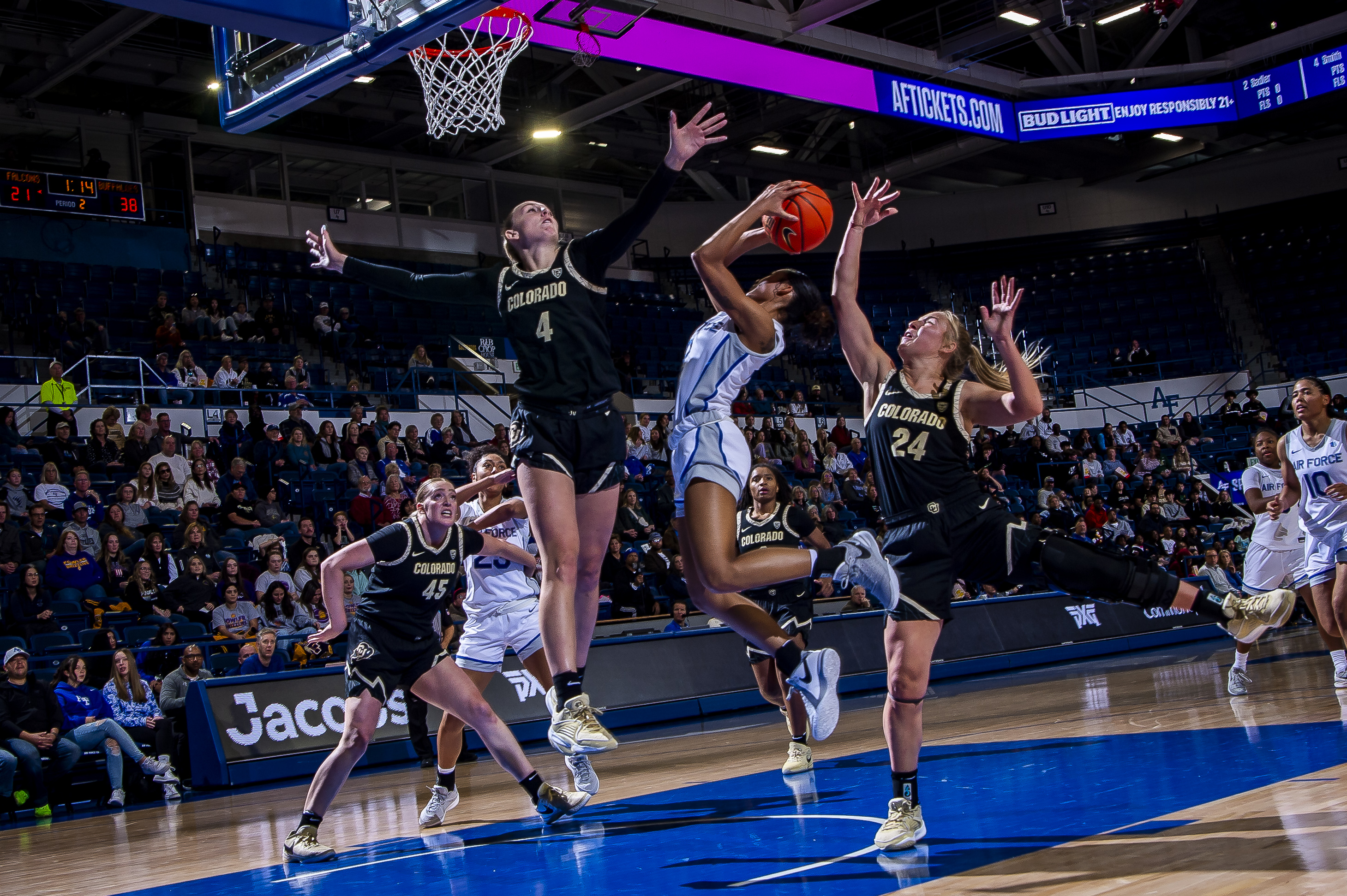 USAFA Women's Basketball vs. CU (Public Domain)